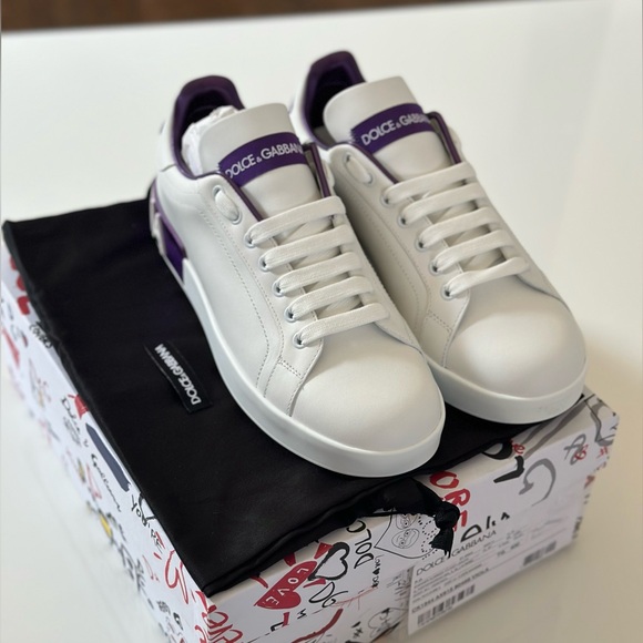 Dolce&Gabbana Portofino sneakers size 10 (IT 40) viola - Picture 3 of 13